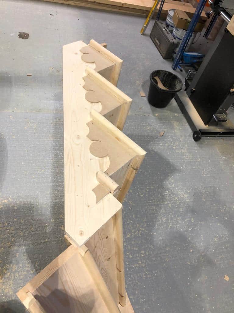 Cut string staircase