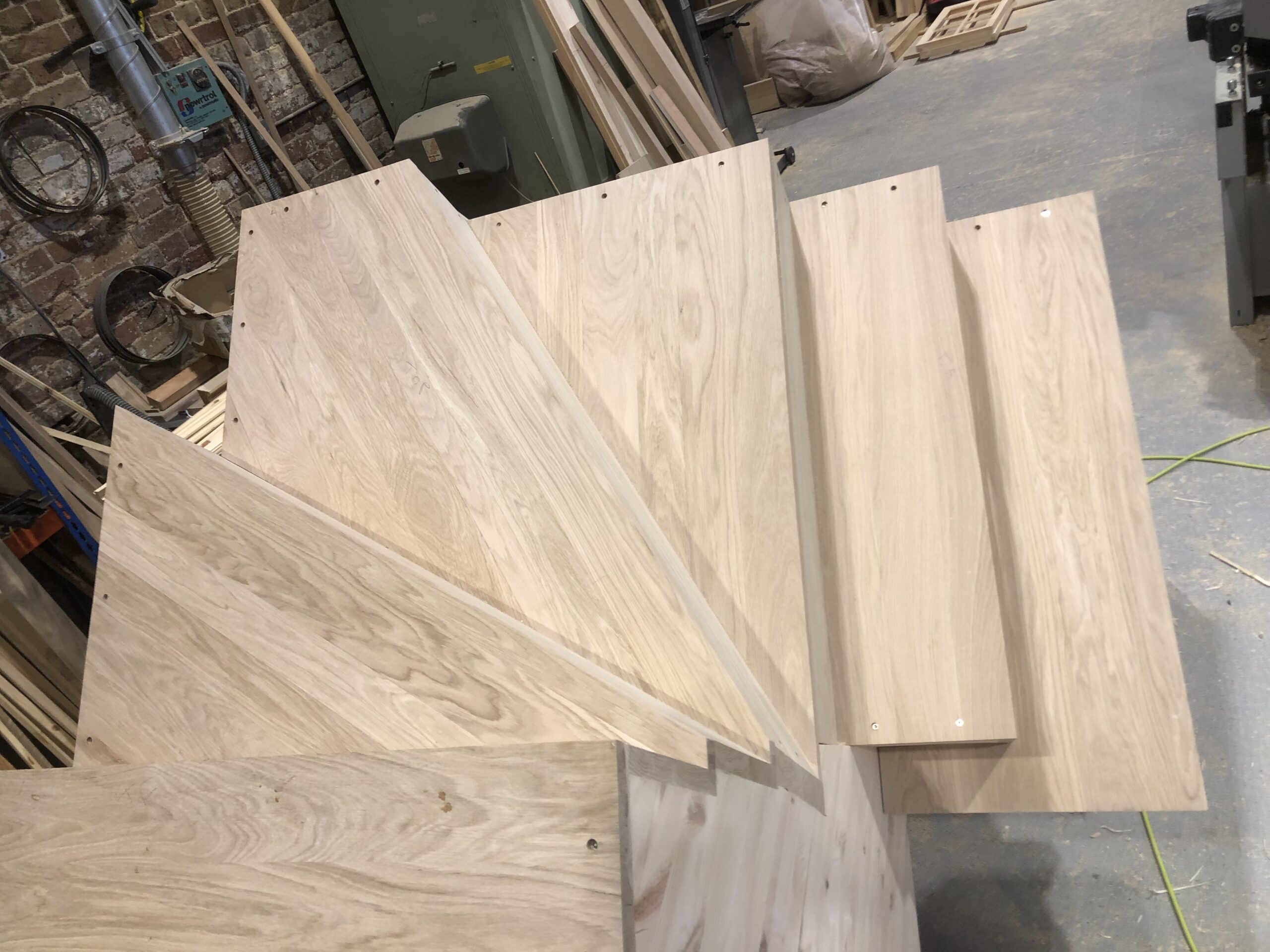 White Oak Staircase - Hertfordshire
