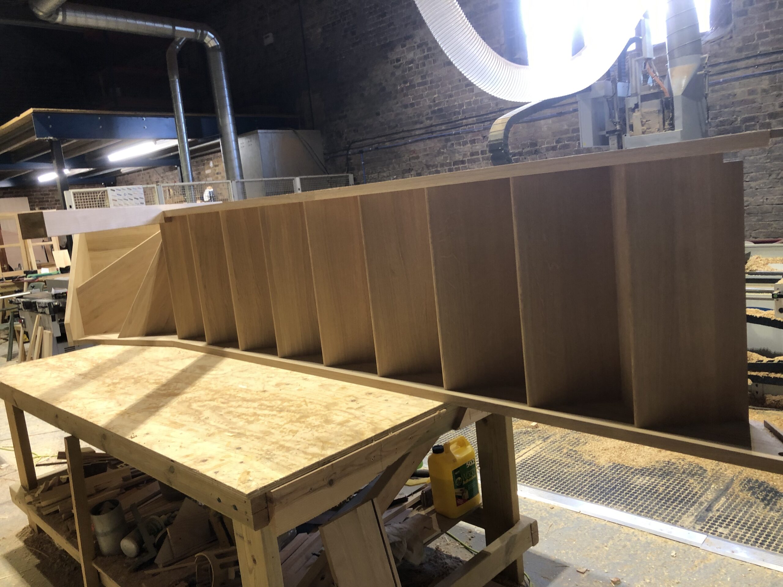Oak staircase