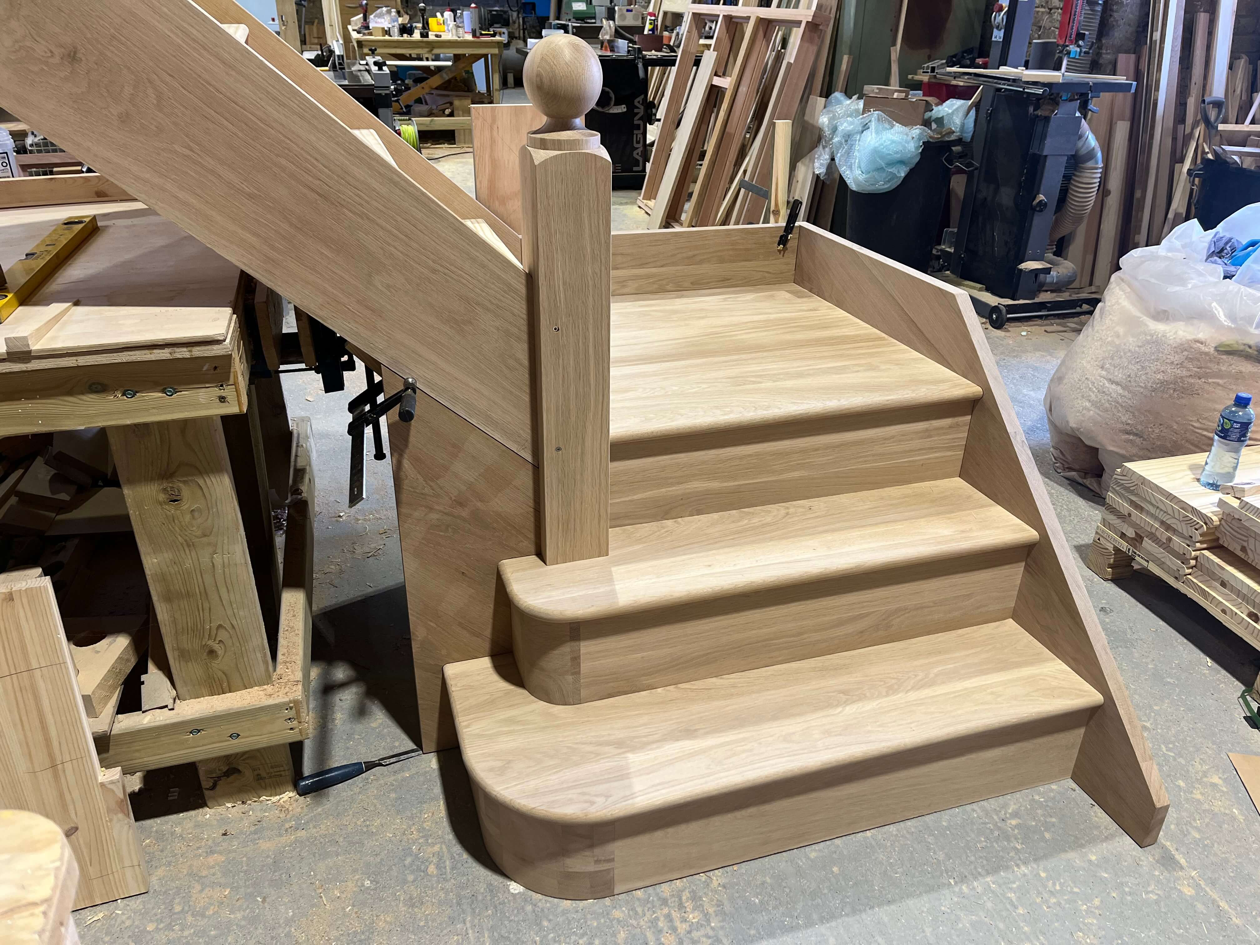 Detailed view highlighting the exceptional quality of our oak timber construction