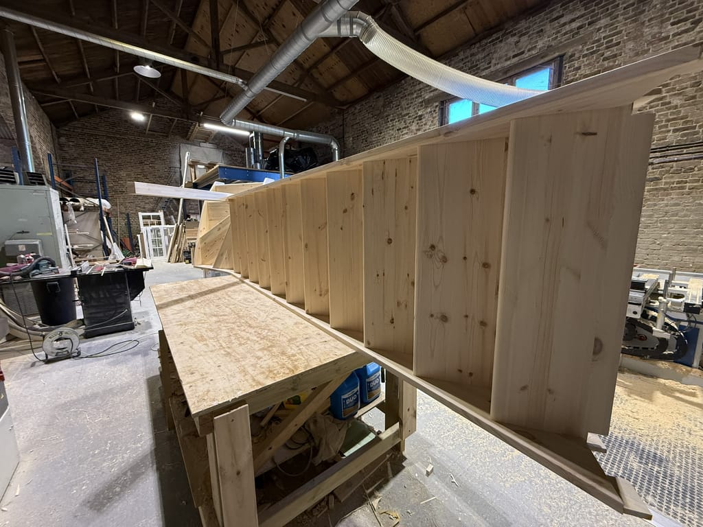 Softwood quater turn staircase 2