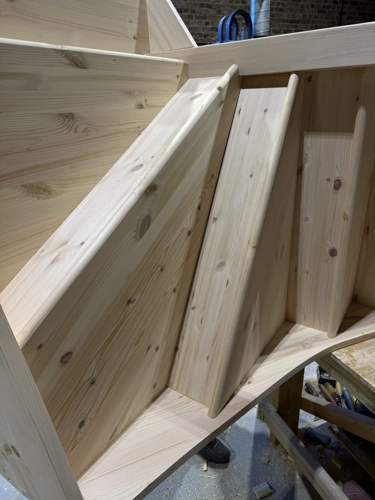 Softwood quater turn staircase 5