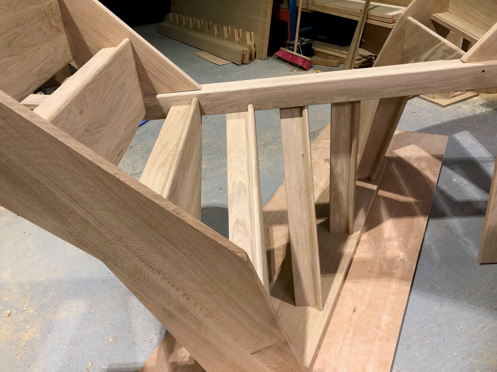 Oak staircase - Hertford