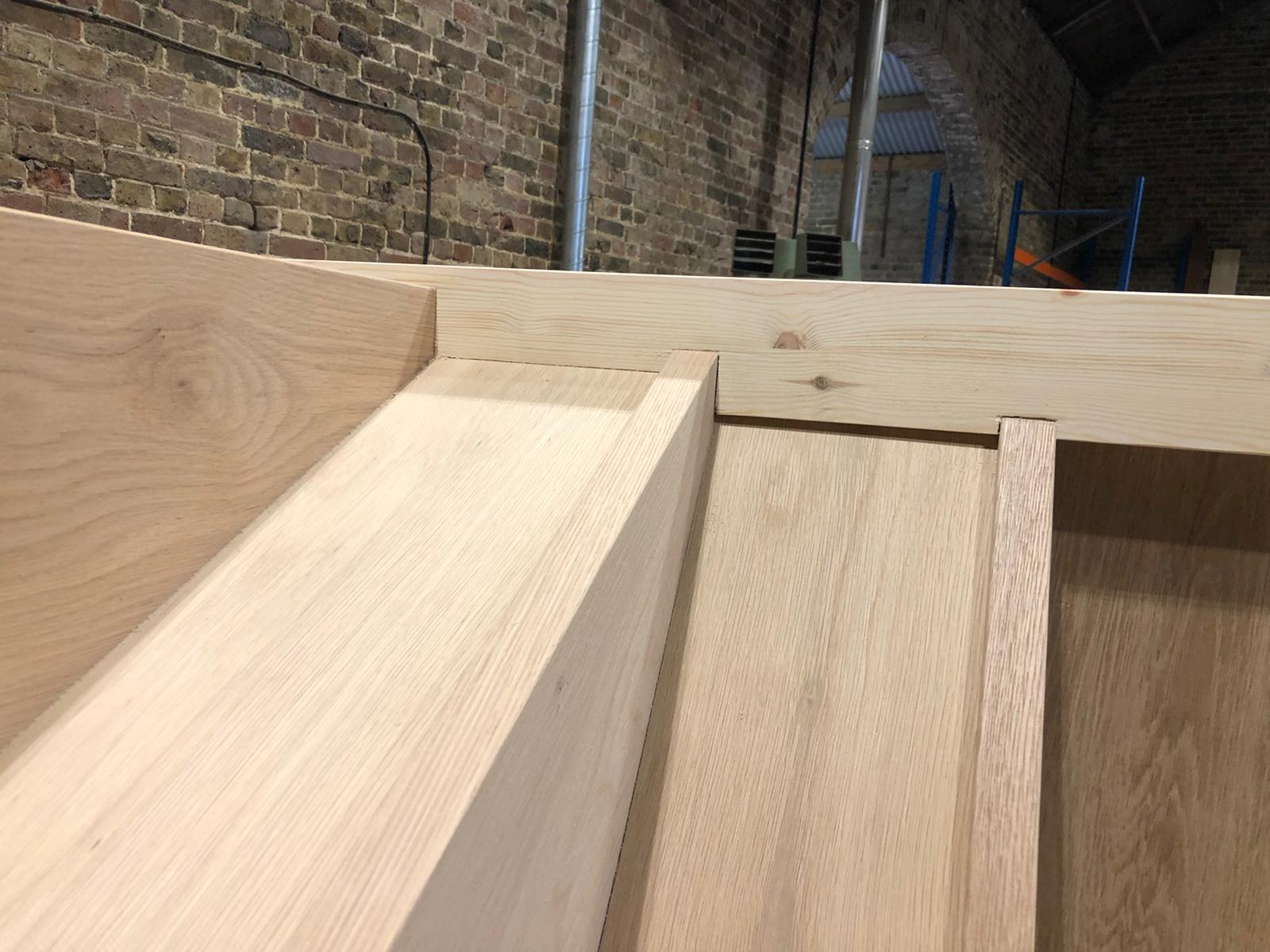 oak tread staircase london 2 x