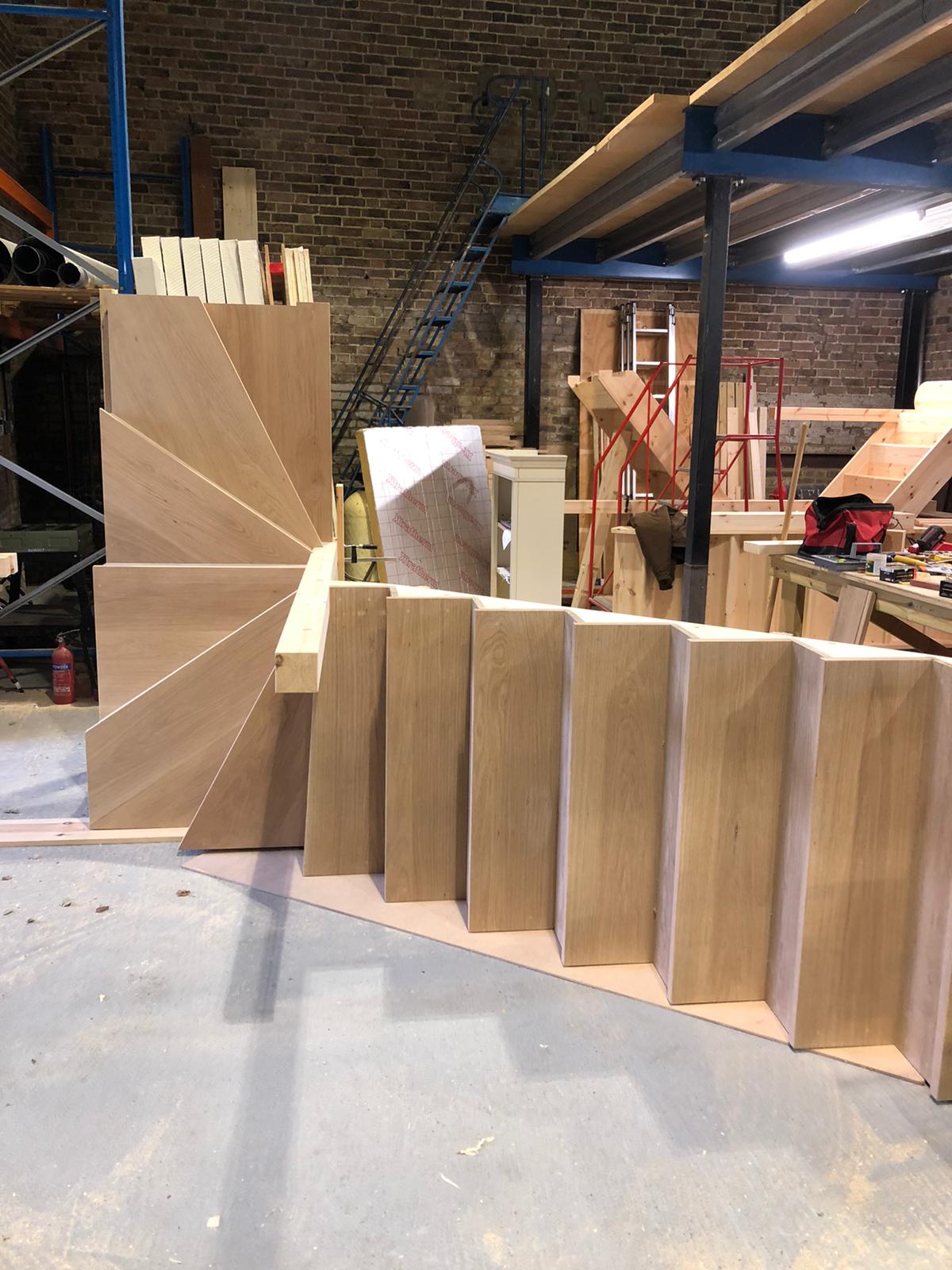 oak tread staircase london 6 x